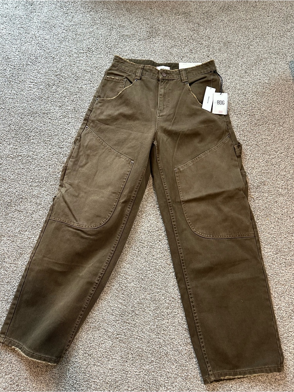 BDG Baggy Brown Cargo Jeans